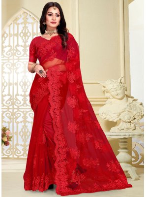 Stone Work Contemporary Style Saree