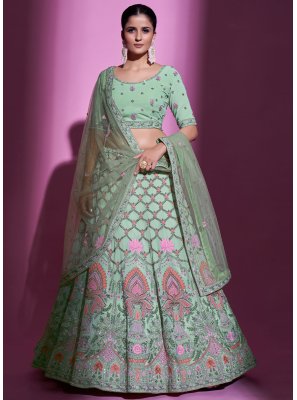 Stone Work Sangeet Designer Lehenga Choli