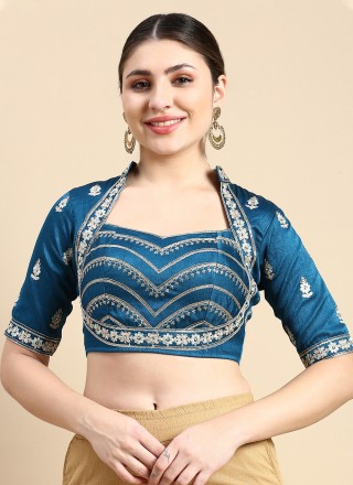 Teal Color Blouse