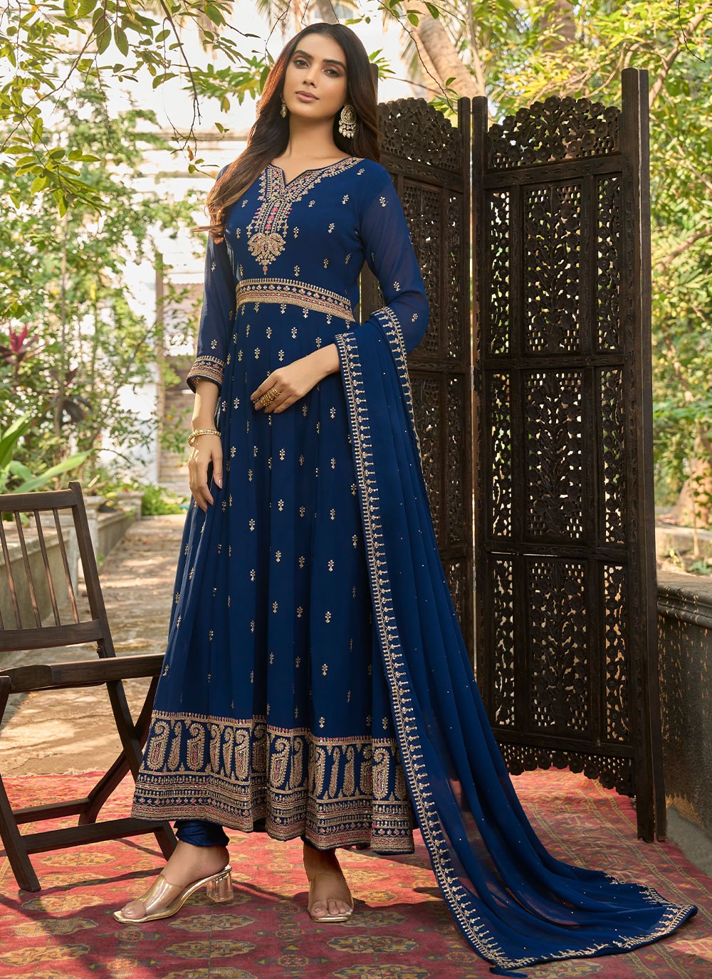 women anarkali salwar kameez