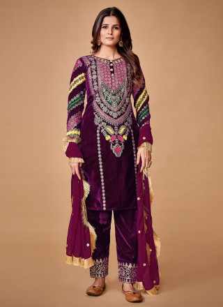 Thread Festival Readymade Salwar Kameez
