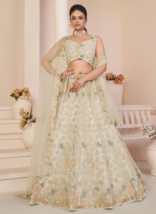 White Chanderi Mirror Embroidered Lehenga Set by Tamanna Punjabi Kapoor at  Aza Fashion… | Long skirt top designs, Indian outfits lehenga, Indian  dresses traditional