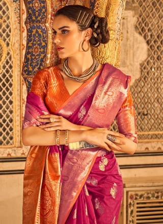 Tussar Silk Weaving Contemporary Style Saree