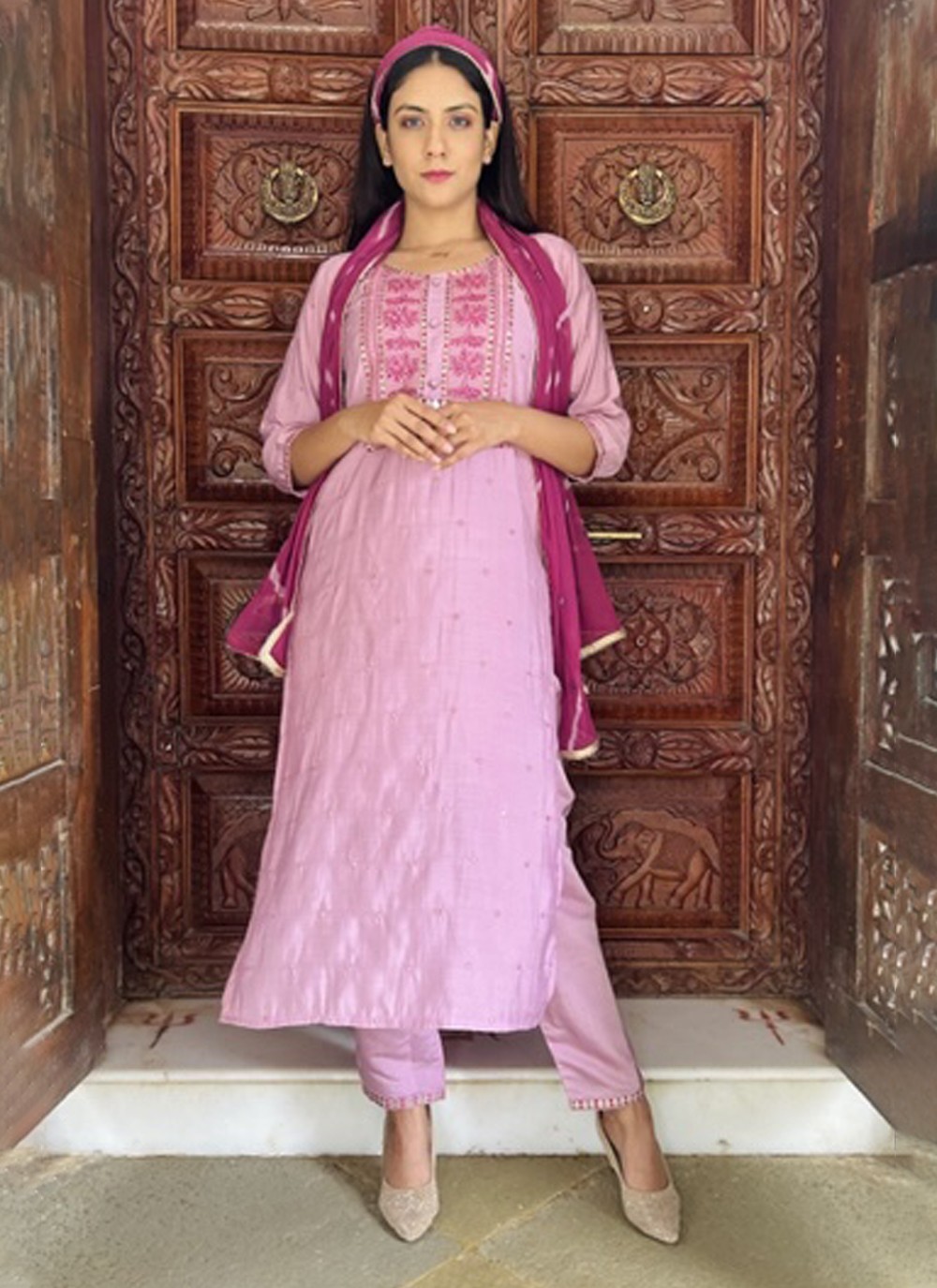 Viscose on sale salwar design