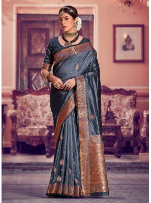 Weaving Banarasi Silk Classic Designer Saree