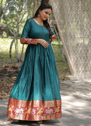 Weaving Cotton Rama Designer Gown