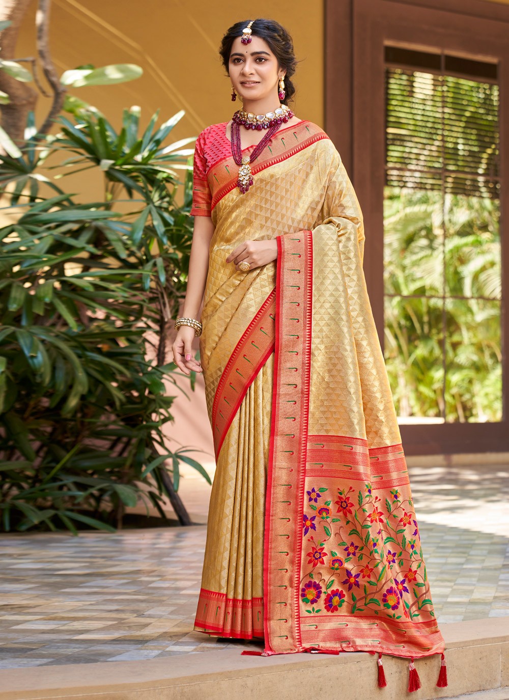 Romantic 2024 wedding saree