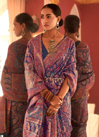Weaving Multi Colour Classic Saree