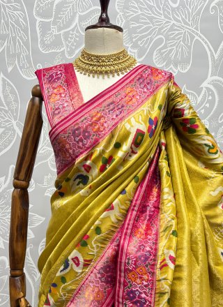 Weaving Patola Silk  Designer Saree