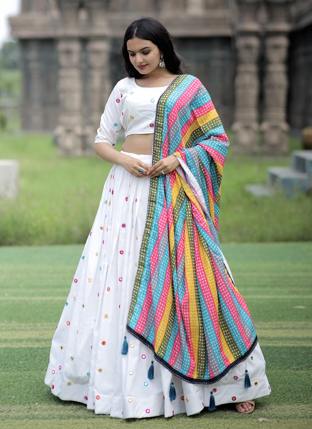 Amazing White Designer lehenga Choli Buy It Now – Joshindia