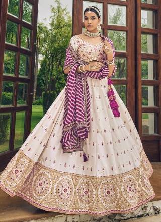 Pure Red Premium Satin Wedding Wear Heavy Designer Lehenga Choli Online  FABANZA