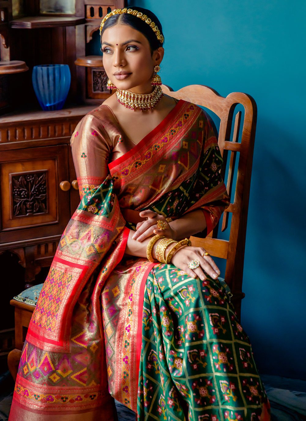 Woven Banarasi Silk Saree – Fronlioz