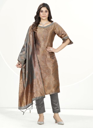 Designer Banarasi SIlk Salwar Suit, Color : Mix at Rs 1,395 / Piece in  Surat | Thankar India E-commerce