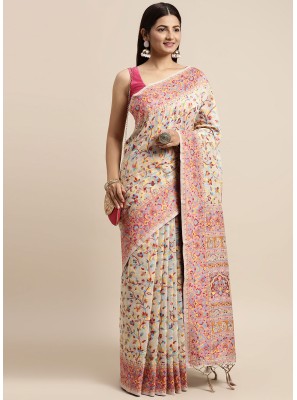 Woven Cotton Silk Trendy Saree
