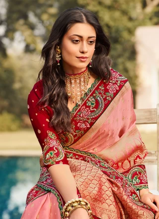 Woven Silk Trendy Saree