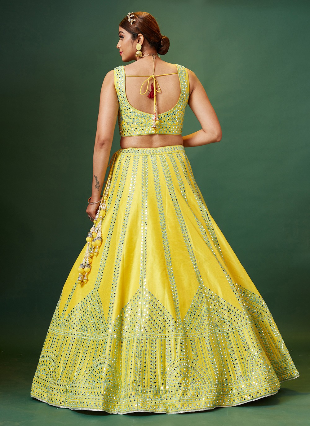 Yellow Party Wear Lehenga Choli – Desi Diva Fashion