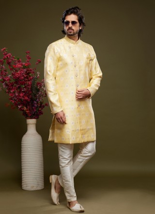 Yellow Color Indo Western