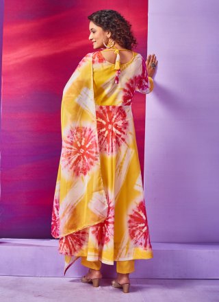 Yellow Designer Salwar Suit
