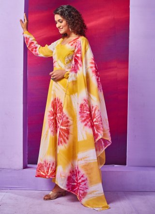 Yellow Designer Salwar Suit