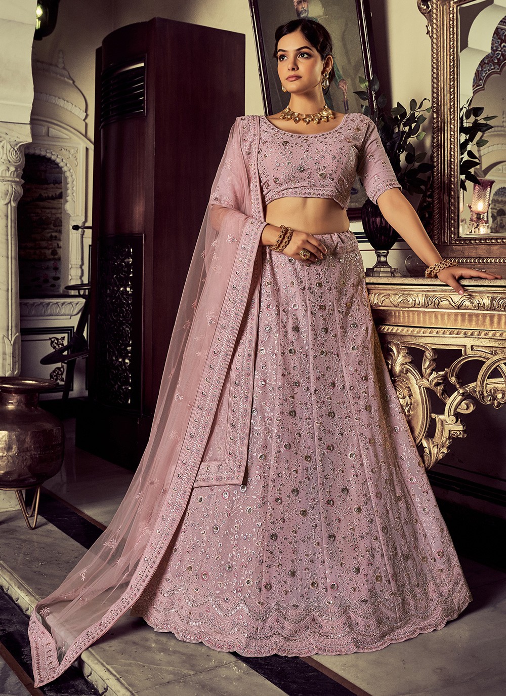The Only Pink and Gold Lehenga Listicle You Will Need To Flesh Out Your  Outfit Fantasy