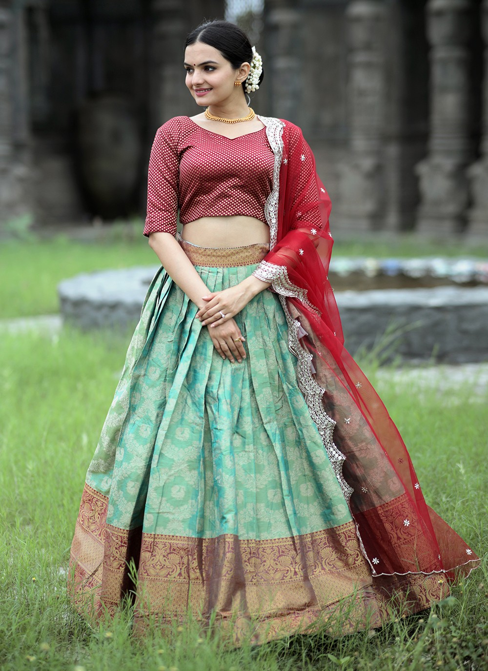 Reception Party Designer Lehenga Choli | Marriage Indian Dress