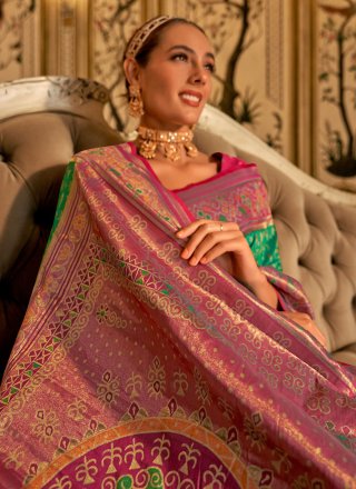 Banarasi Silk Classic Saree with Weaving Work