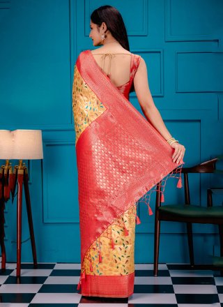 Banarasi Silk Classic Sari with Zari Work