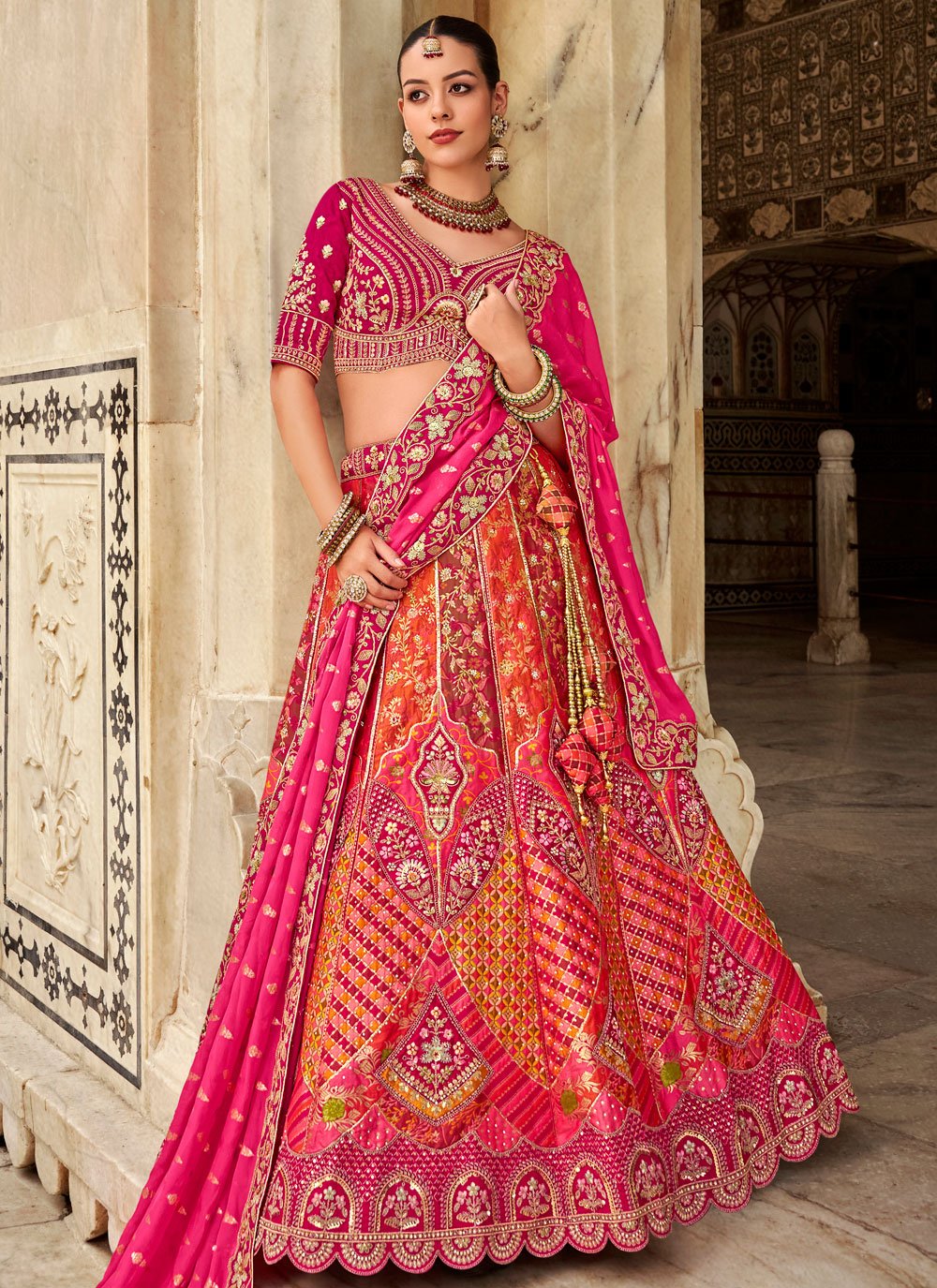 On Sale Lehenga Choli Navratri Special Multicolor Lehenga Choli for Women outlet