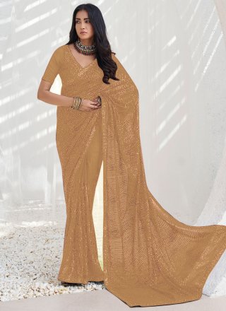 Bollywood inspired Fancy Dori Zari Work with Sequin Work Indian hot Saree Wedding Designer Sari