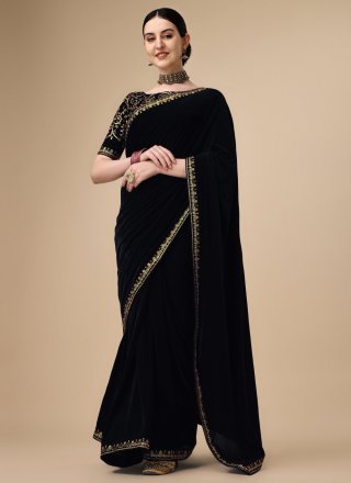 5 Occasions in which you can wear a Black Saree – Swtantra