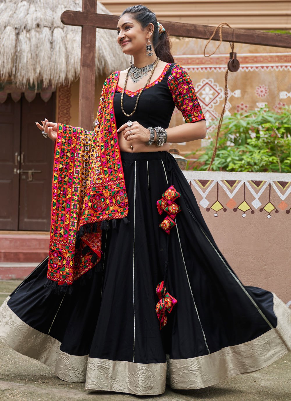 Black Navratri Special Lehenga Choli and Black Navratri Special Chaniya Choli Online Shopping