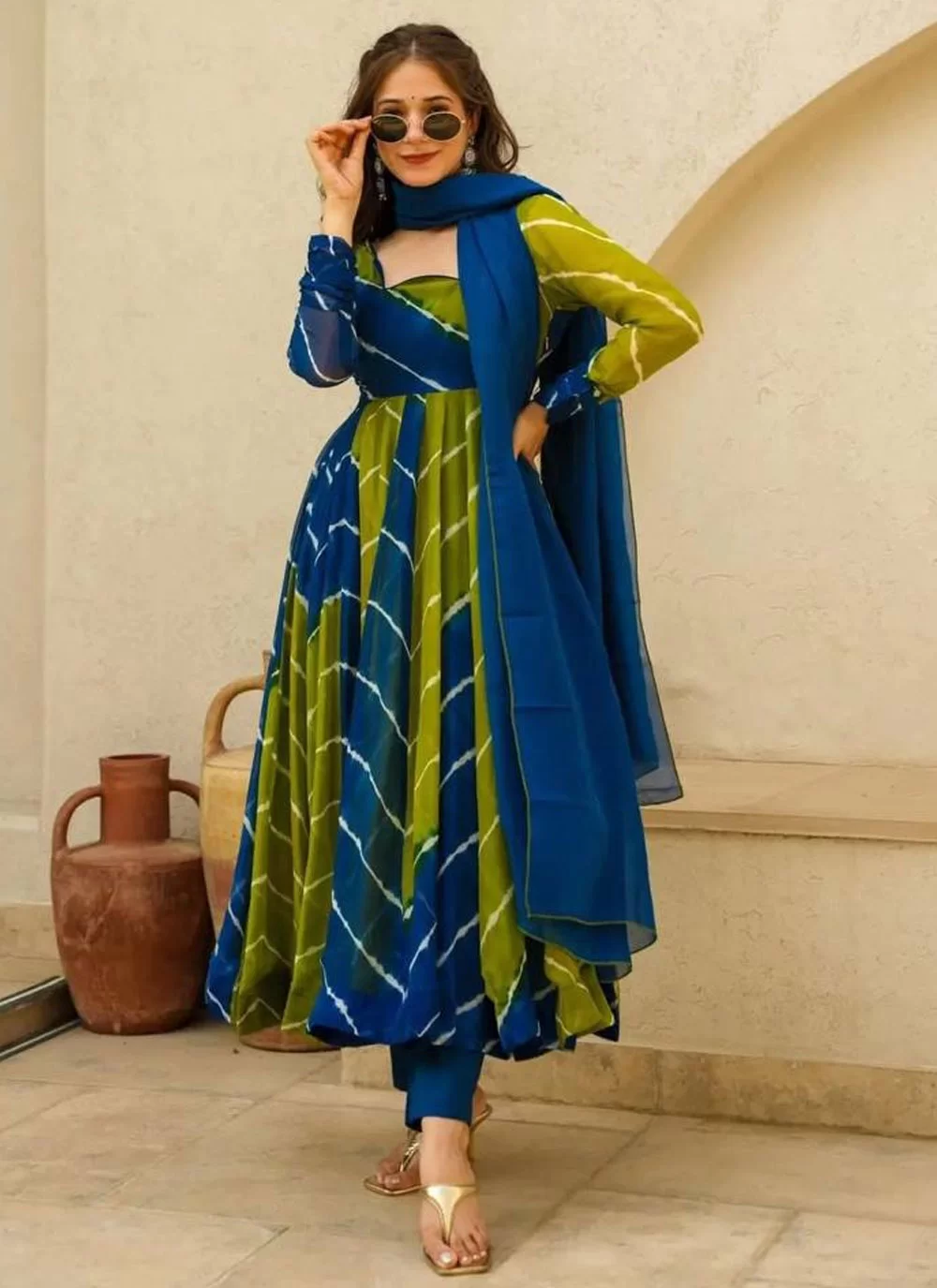 Digital Print Anarkali Suitsdigital Print Anarkali Salwar Kameez