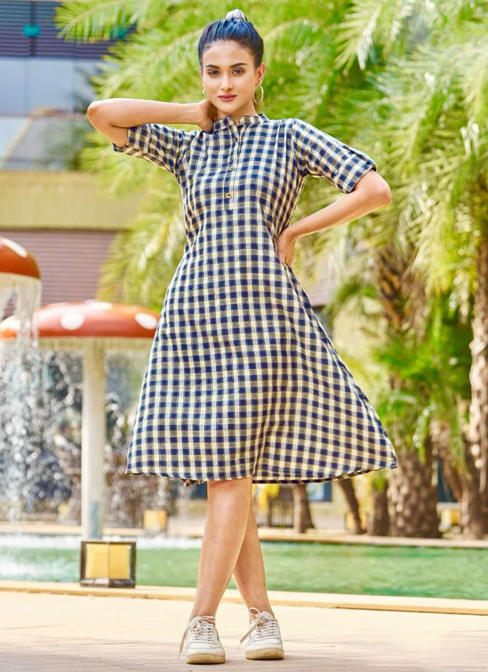 Dress Working Out In Cotton Aobny Tummy Control Sexy Dresses For