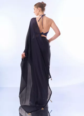 Blue Silk Classic Saree