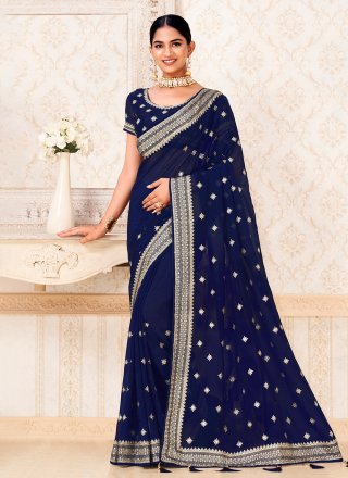 Blue Titan Traditional Saree
