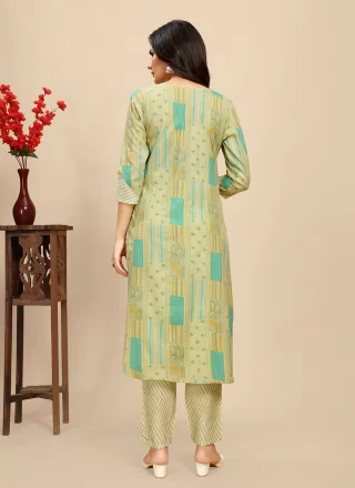 Cotton Casual Kurti In Green