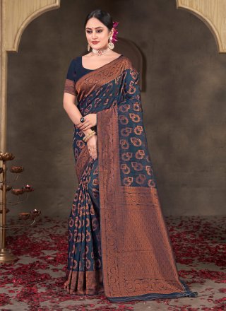 Cotton Casual Saree with Fancy Work