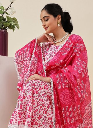 Cotton Designer In Pink