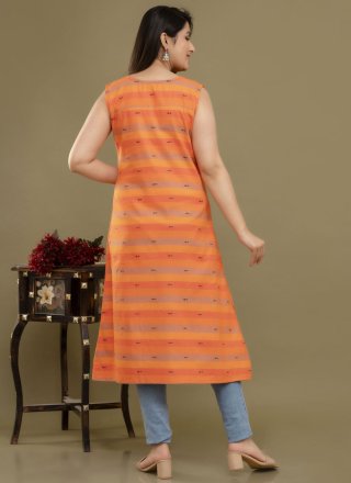 Cotton Designer Kurti In Multi Colour