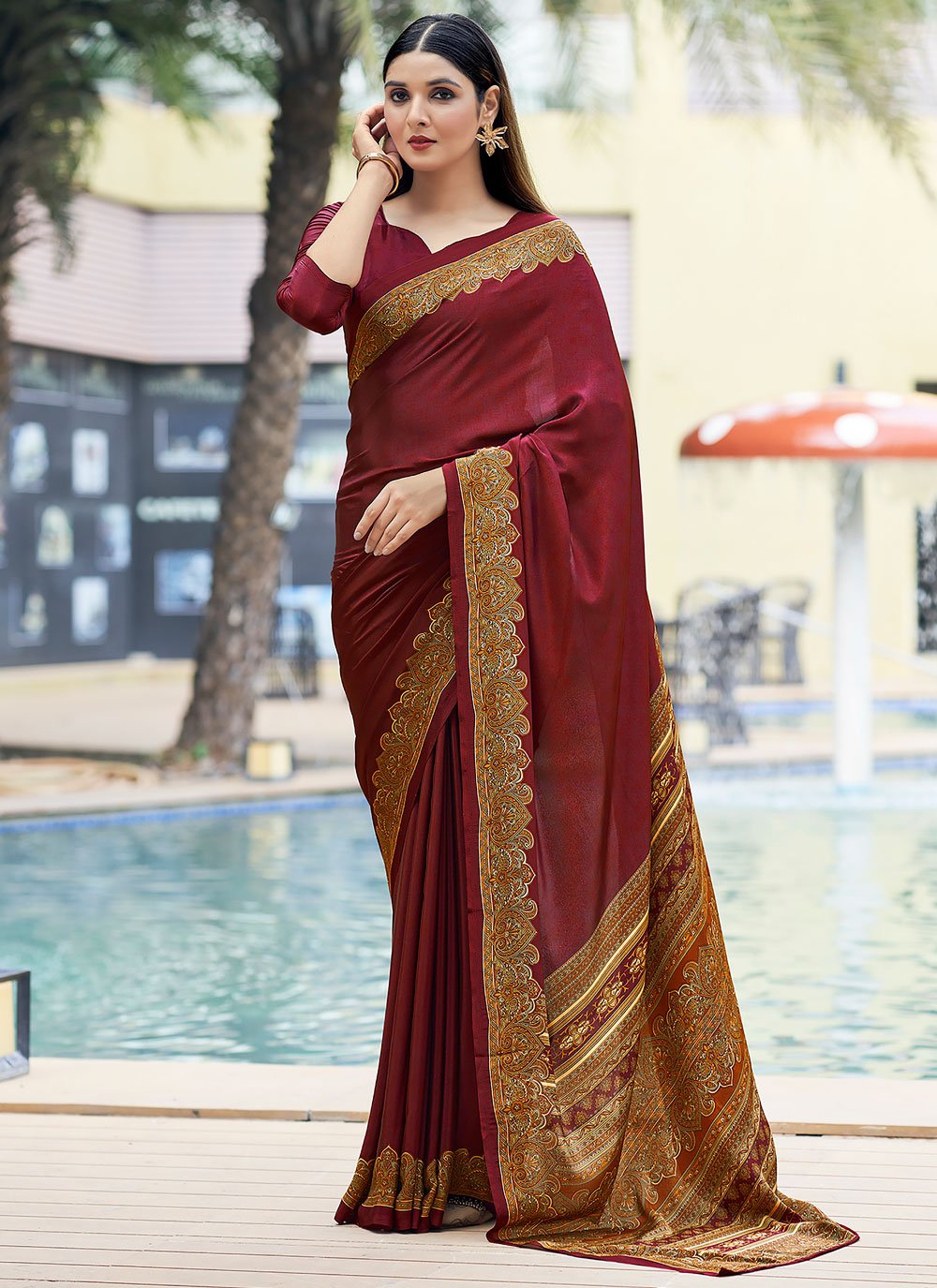 Banarasi Jamawar Weave Silk Saree – Ranjvani
