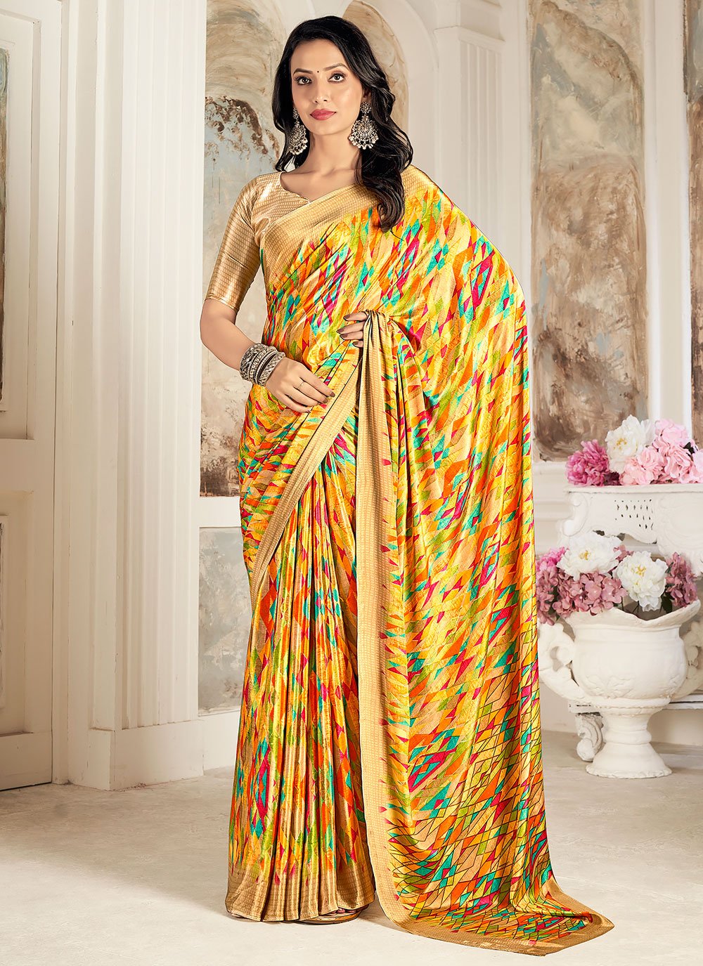 Casual sarees best sale online shopping