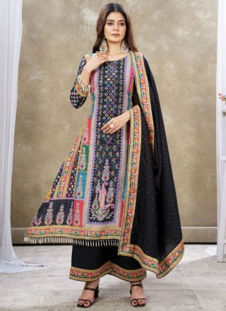 52 64 Black Churidar Plain Salwar Kameez and Black Churidar Plain Salwar Suit Online Shopping