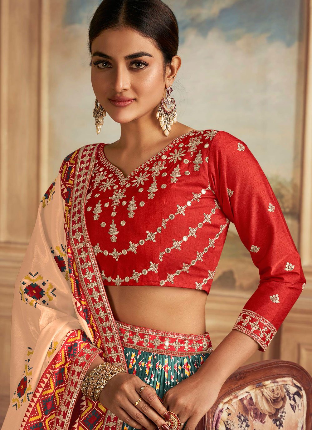 Engagement Lehenga - Designer Engagement Lehengas For Bride