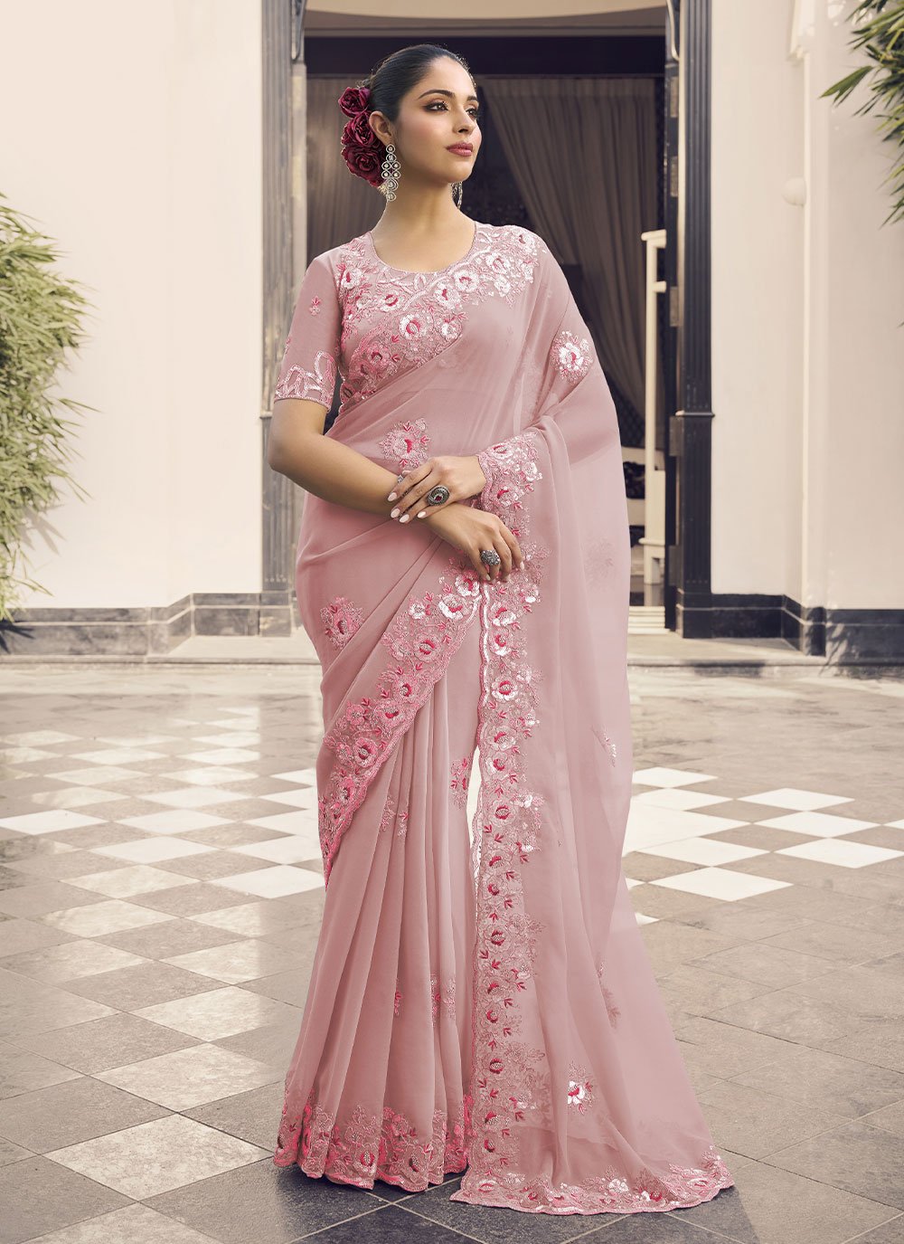 The Timeless Charm of Pink Sarees: A Must-Have in Every Woman's Ethnic –  ONE MINUTE SAREE INDIA
