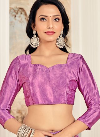 Enthralling Multi Colour Crepe Silk Trendy Saree
