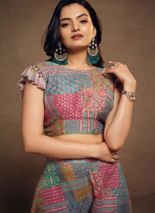 Epitome Multi Colour Muslin Designer Kurti