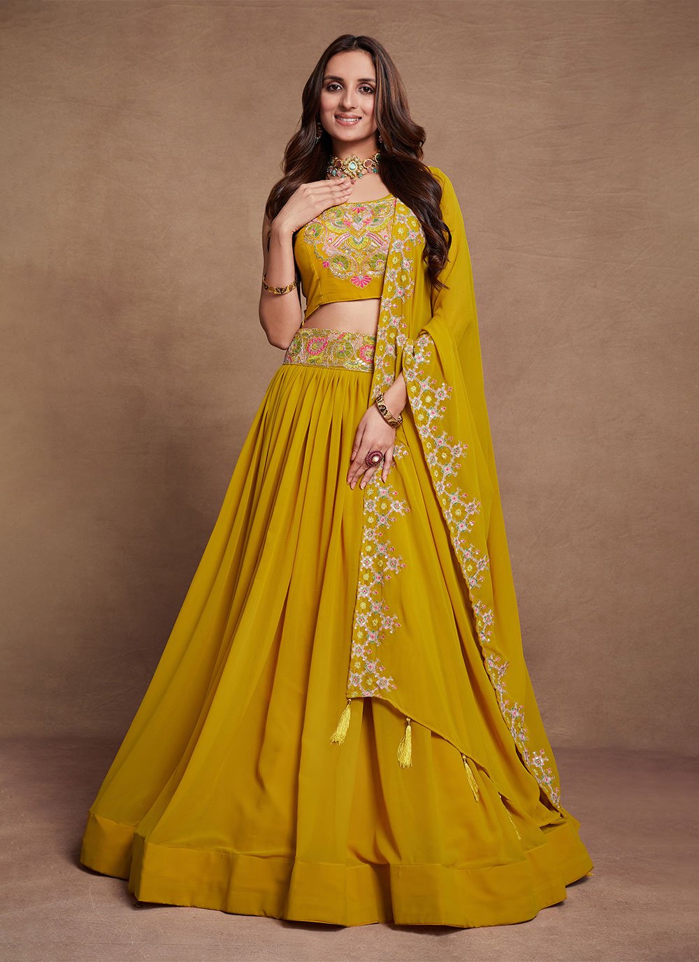 Yellow Color Lehenga: Buy Indian Designer Yellow Color Lehenga Online –  Page 3 – Shopgarb Store