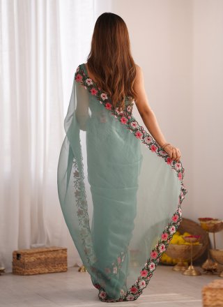 Green Crush Classic Sari 