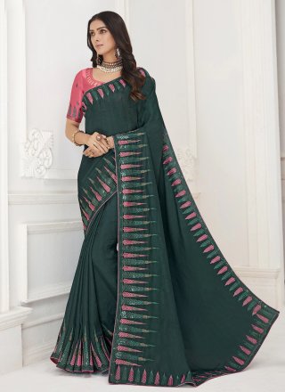 Buy Black And White Satin Crepe Saree online-Karagiri