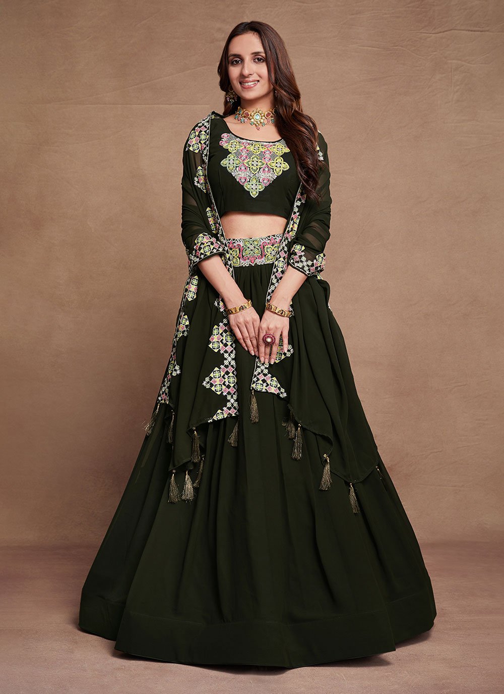 Green Lehenga Choli Form Women Indian Wedding Wear and Partywear Function  Wear Mehendi Function Wear Lenegha Choli - Etsy Sweden